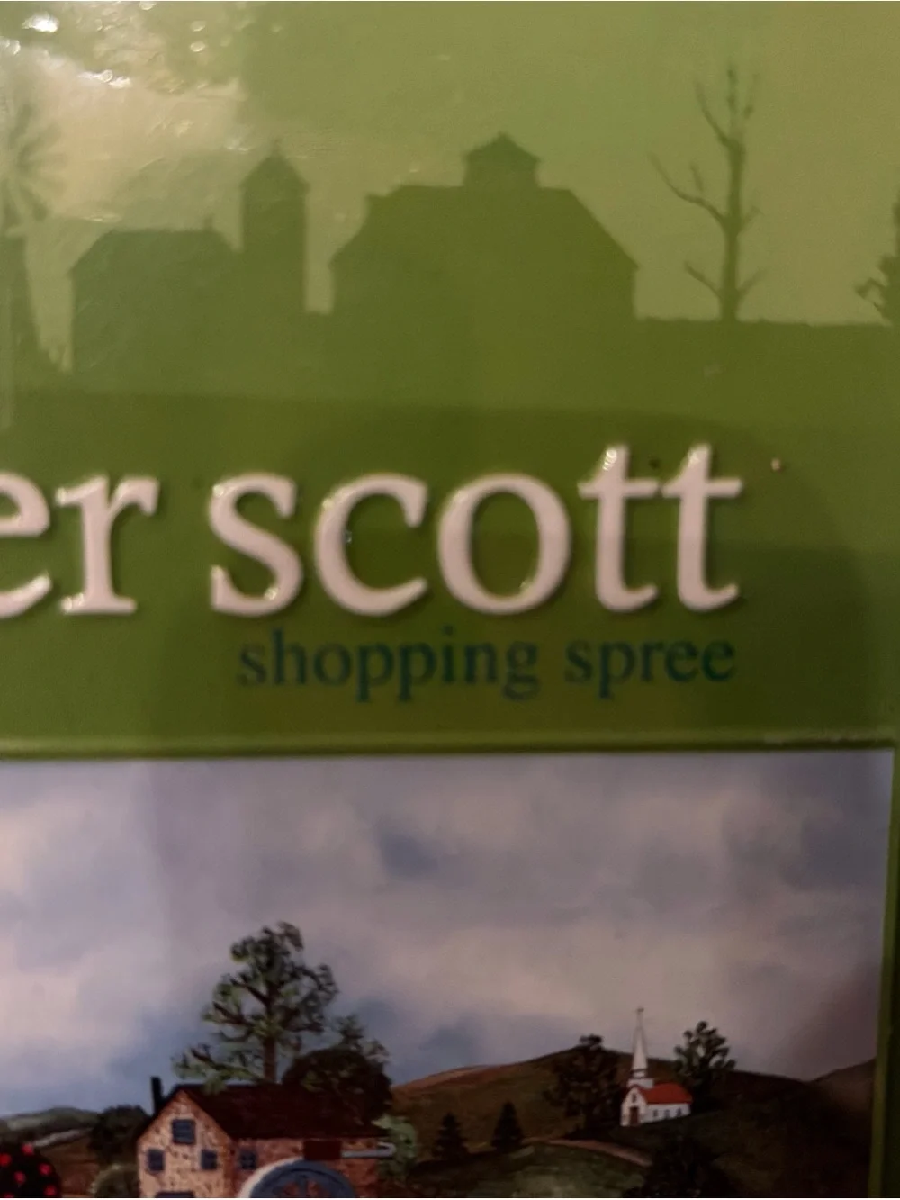 Vtg 2005 New Keepsake Tin Jane Wooster Scott Puzzle 1000pc 3314-6 Shopping Spree